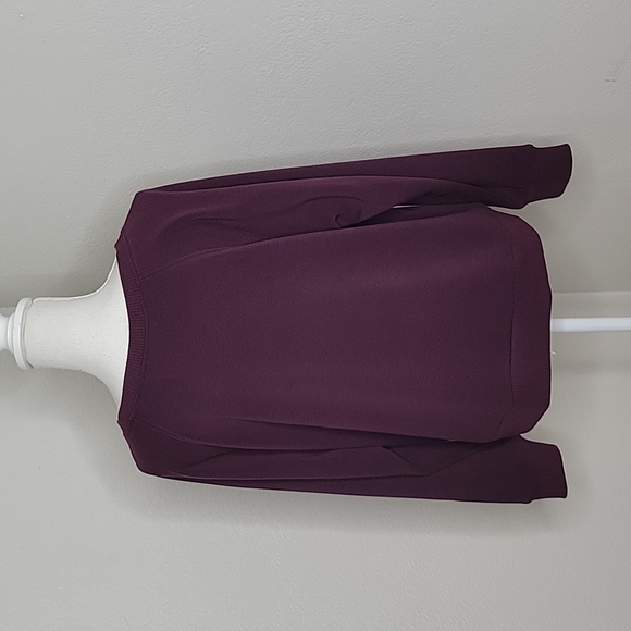 Victoria Secret Pull Over Maroon Sweatshirt - Picture 3 of 11